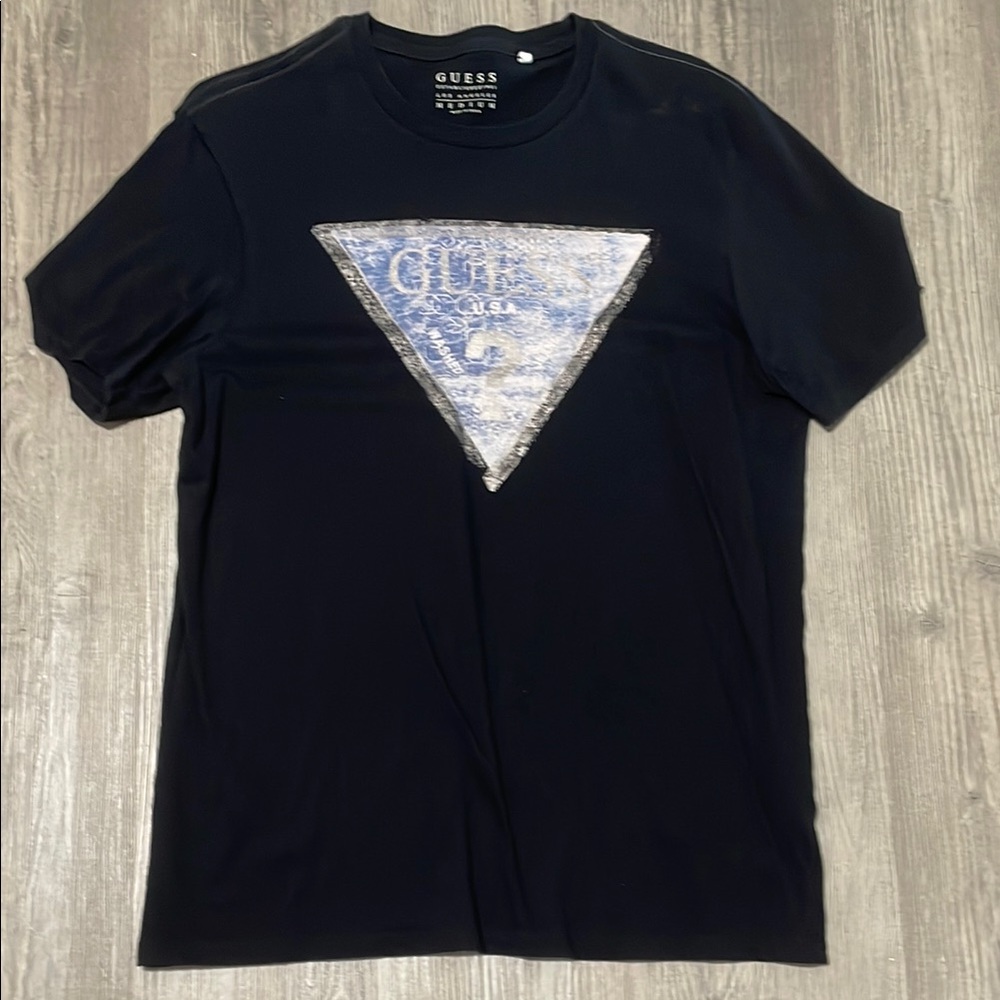 Guess Black Short Sleeve Tee